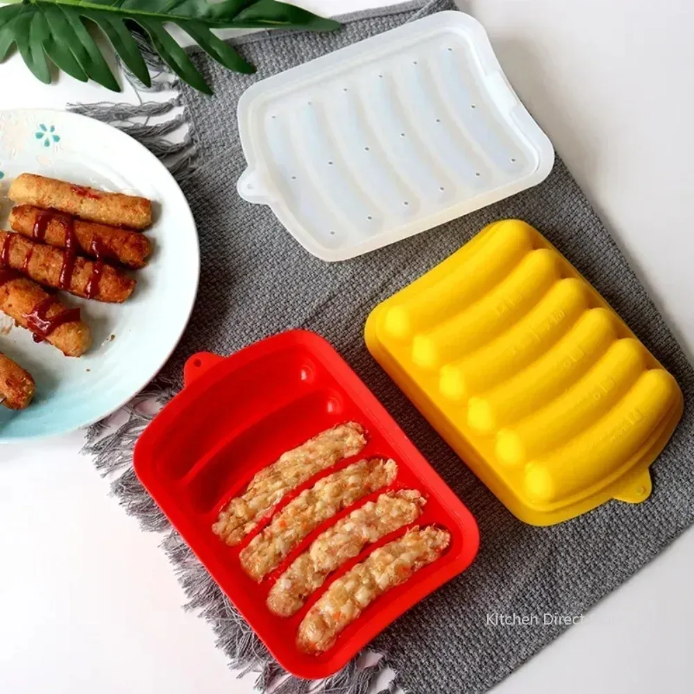Sausage Maker Mould 6 Grids Si - đánh giá và giá Hot Dog Press