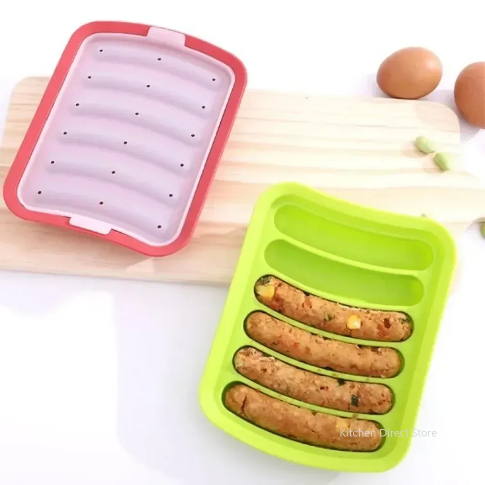 Sausage Maker Mould 6 Grids Si - đánh giá và giá Hot Dog Press
