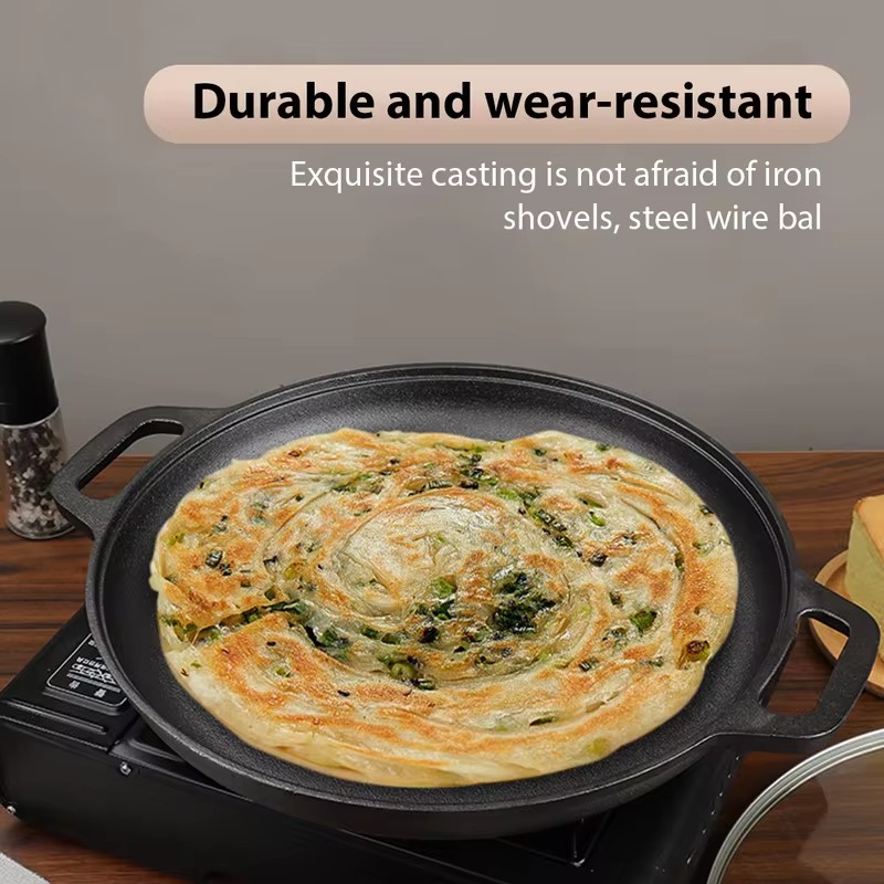 Heavy-Duty Cast Iron Fry Pan w - đánh giá và giá Mini Pancake Griddle