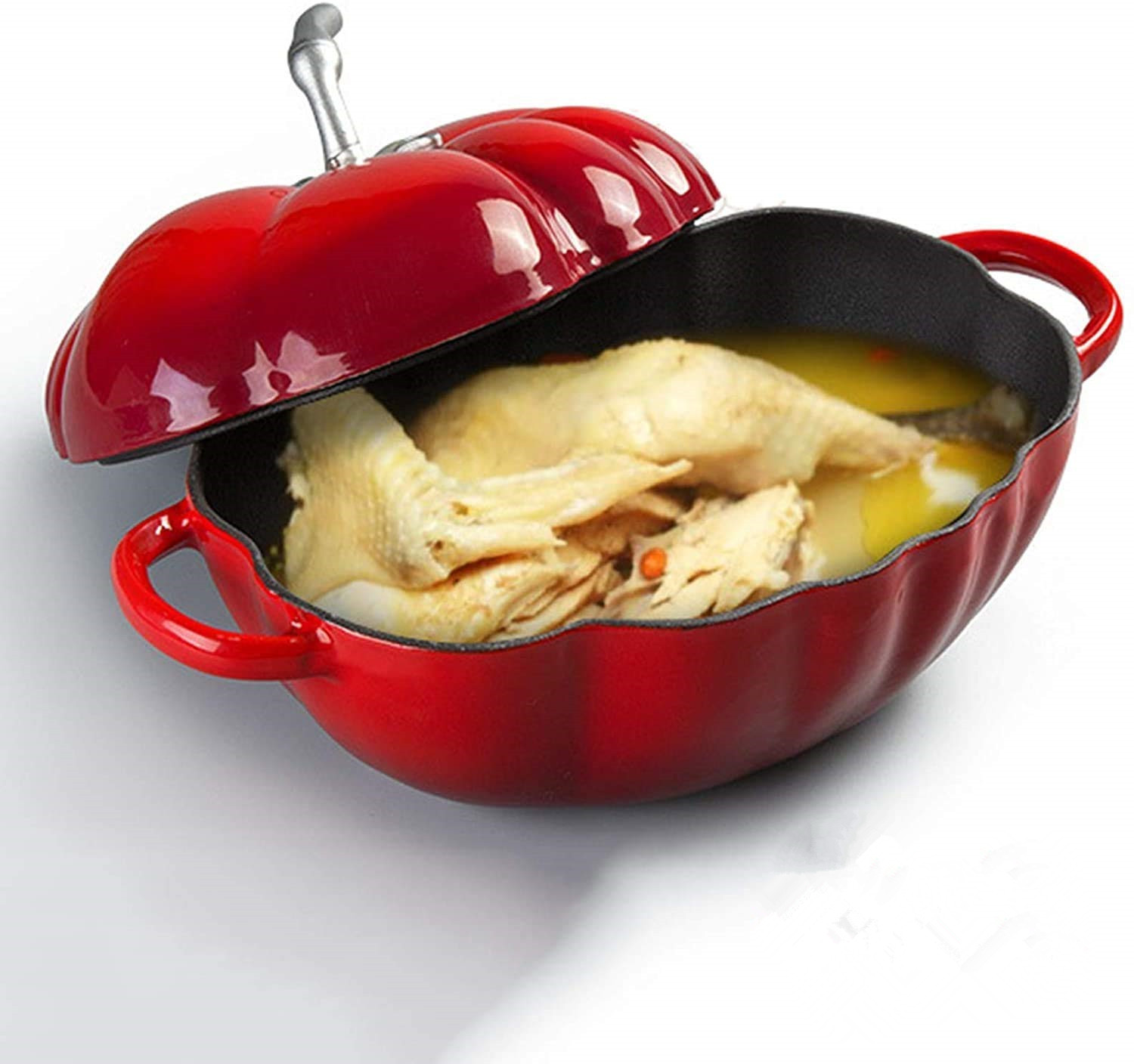 25cm Tomato Enameled Cast Iron - đánh giá và giá Cast Iron Corn