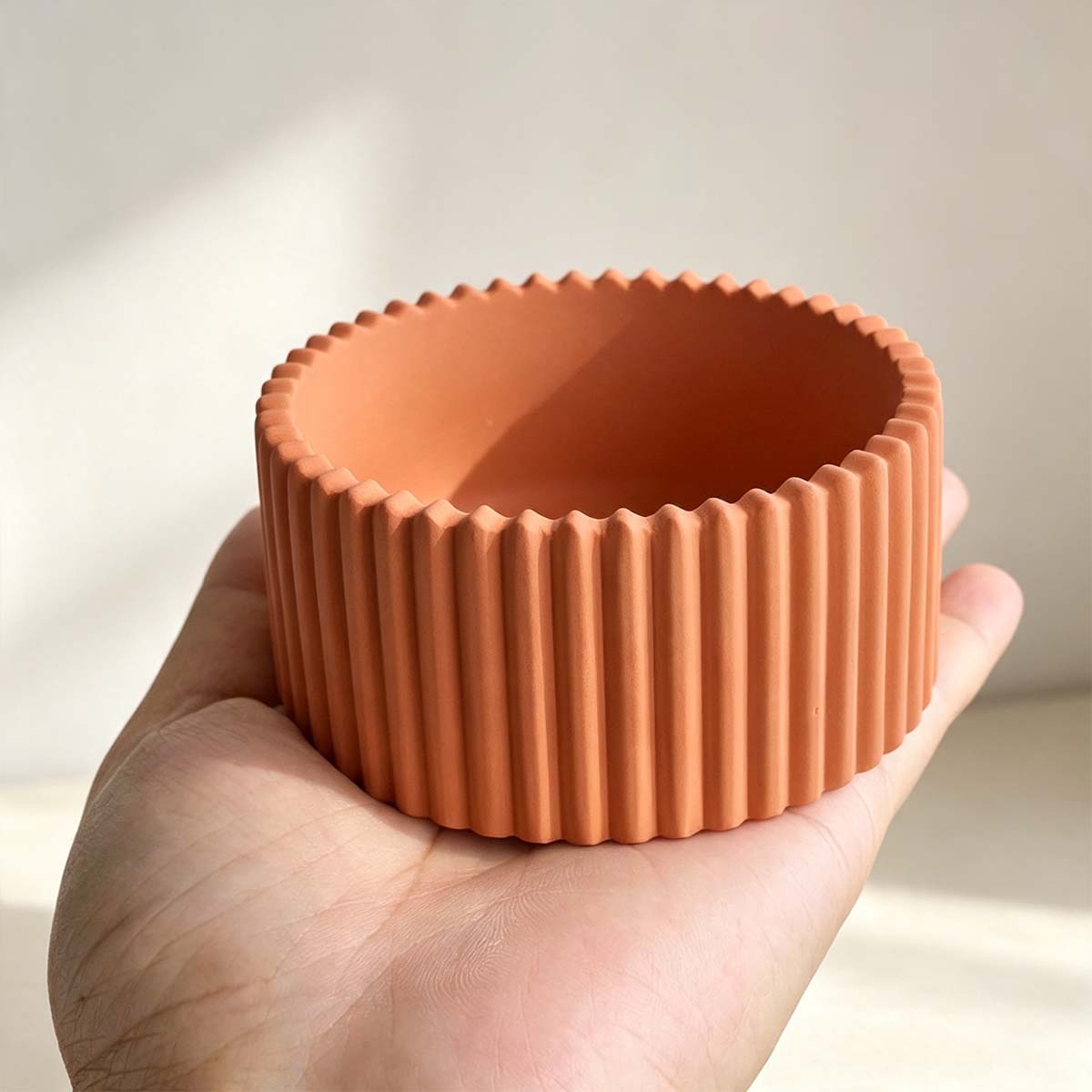 Round Striped Candle Jar Silic - đánh giá và giá Potsticker Mold