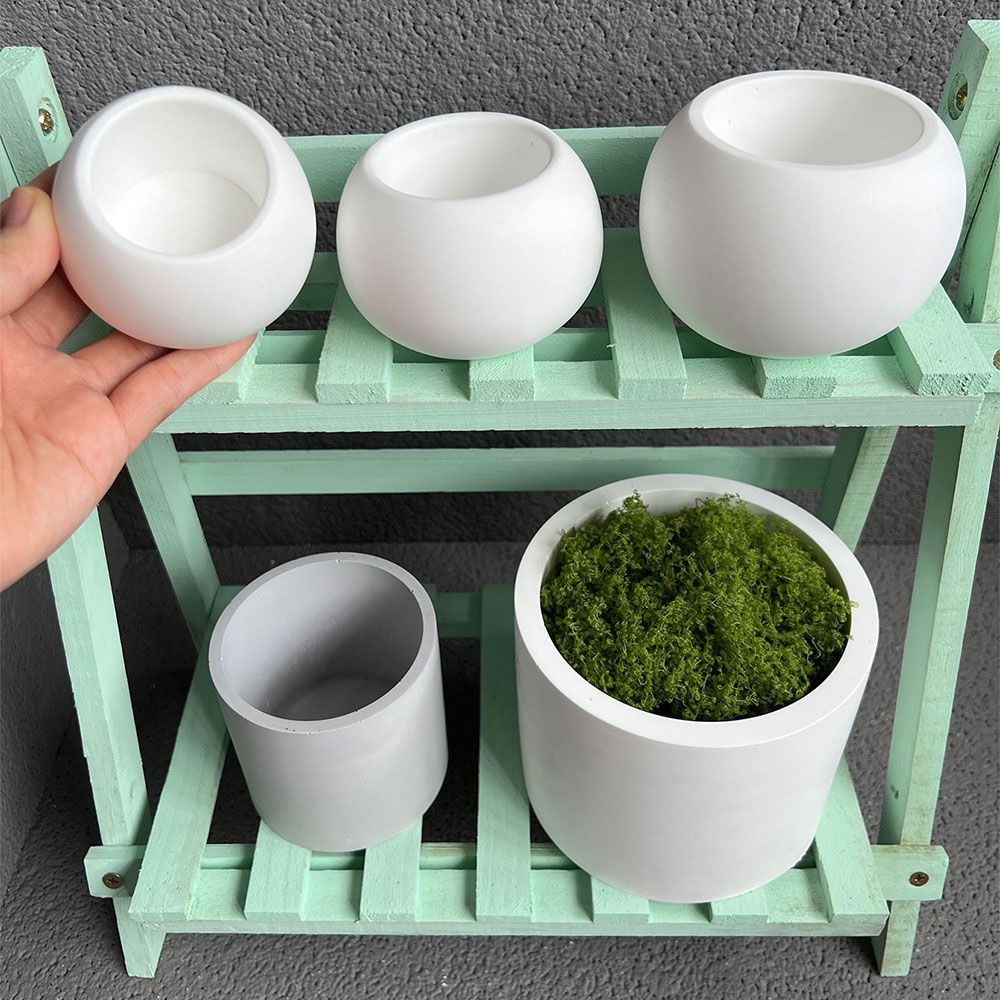 Spherical Plant Pot Concrete S - đánh giá và giá Potsticker Mold