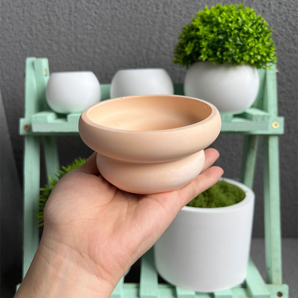 Spherical Plant Pot Concrete S - đánh giá và giá Potsticker Mold