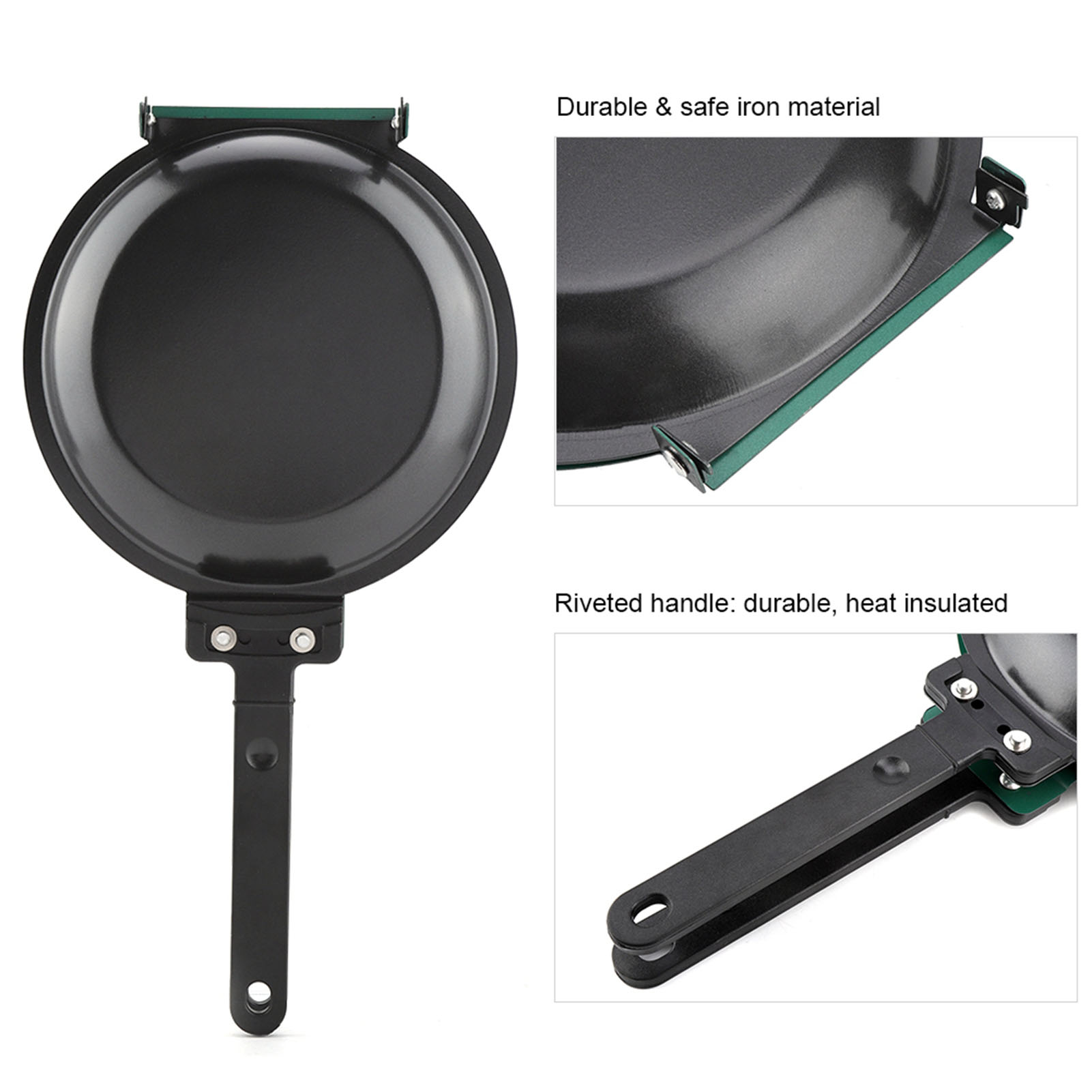Double Side Titanium Steel Coa - đánh giá và giá Mini Pancake Griddle