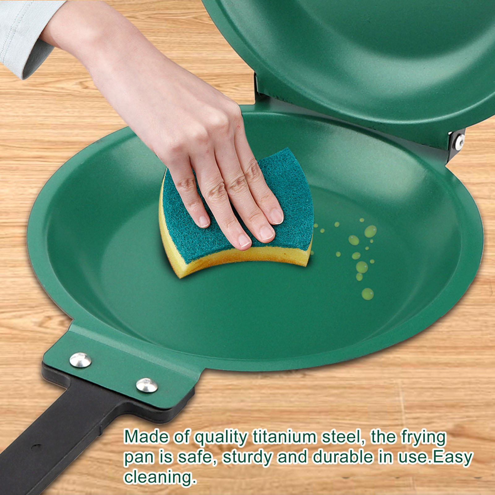 Double Side Titanium Steel Coa - đánh giá và giá Mini Pancake Griddle